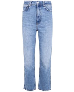 Anine Bing Straight Jeans - Azul