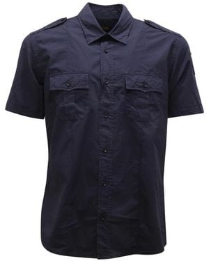 Blauer Short Sleeve Shirts - Bleu