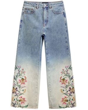 Desigual Wide Jeans - Blue