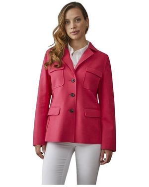 Junge Elegante giacca blazer femminile lampone - Rosso