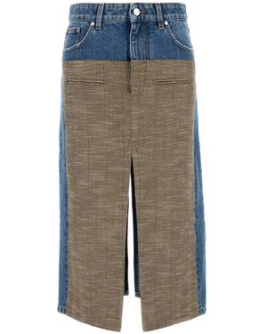 Stella McCartney Denim Skirts - Grey