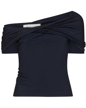 Rohe Top negro para mujeres - Azul