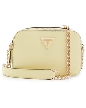 Guess Zwarte Crossbodytas Van Kunstleer - Naturel