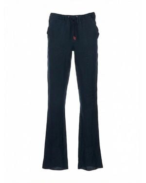 Kiton Straight Trousers - Blue