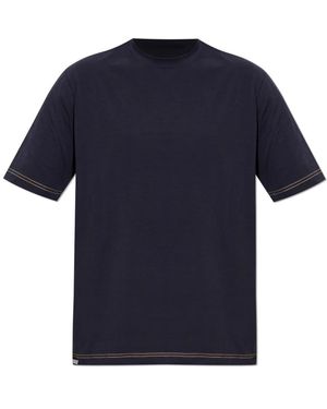 DSquared² Tops ,Blauw ,Katoen Onderhemd T-Shirt