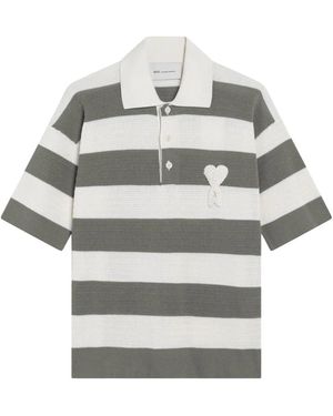 Ami Paris Tops ,Veelkleurig ,Polo Shirts - Grijs