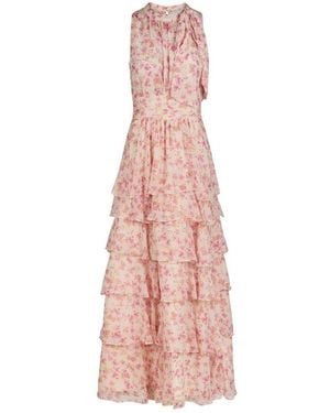 Neo Noir Maxi Dresses - Rosa