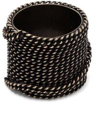 Dries Van Noten Rings - Negro