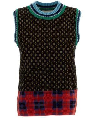 Dries Van Noten Round-Neck Knitwear - Green