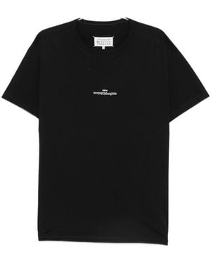 Maison Margiela Tops ,Zwart ,T-Shirts