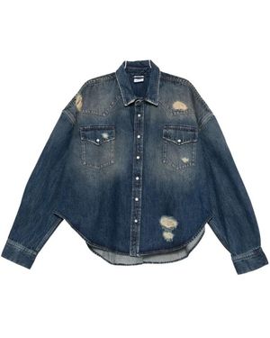 Vetements Me76Ds071D Woblu - Blauw