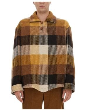 Etro Jassen ,Camicia Polo Sport - Bruin