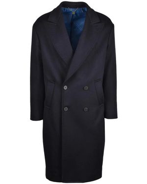 Maurizio Miri Cappotto Lungo - Blau