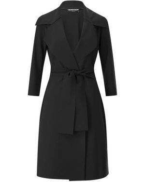 Chiara Boni Belted Coats - Black