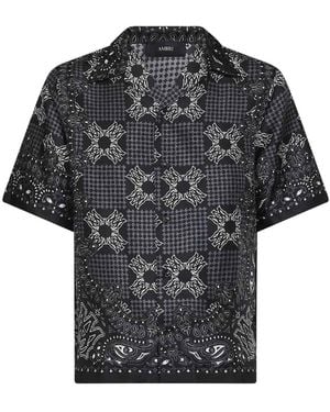Amiri Short Sleeve Shirts - Negro