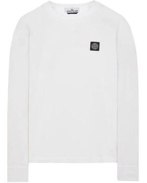 T shirt a manica lunga Stone Island da uomo Sconto online fino al 41 Lyst
