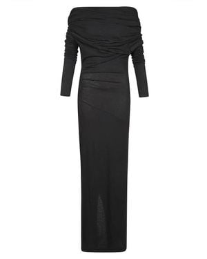 Entire studios Elegante Zwarte Jurk Voor Vrouwen