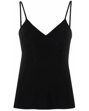 Norma Kamali Sleeveless Tops - Black