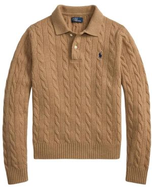 Ralph Lauren Round-Neck Knitwear - Brown