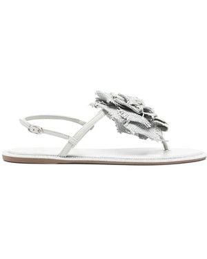 Le Silla Flat Sandalen - Weiß