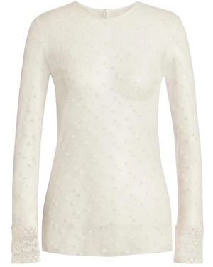 Alberta Ferretti Long Sleeve Tops - Blanco
