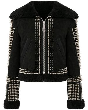 Philipp Plein Faux Fur & Shearling Jackets - Negro