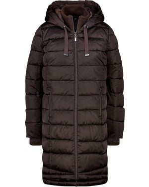 Monari Eleganter Steppmantel - Schwarz