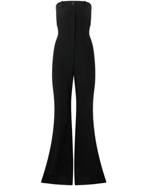 Moschino Lange Bandeau Jumpsuit - Zwart