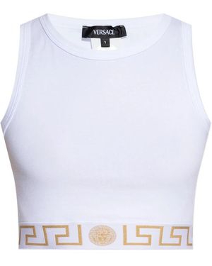 Versace Sleeveless Tops - Blanc