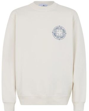 Stone Island Sweatshirts - Bianco
