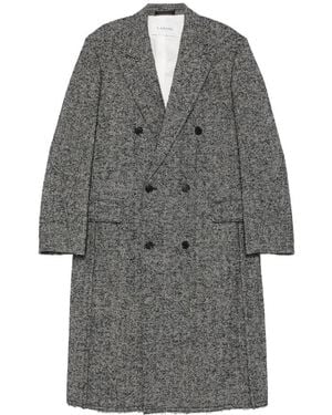 Lanvin Double-Breasted Tailored Coat - Grijs