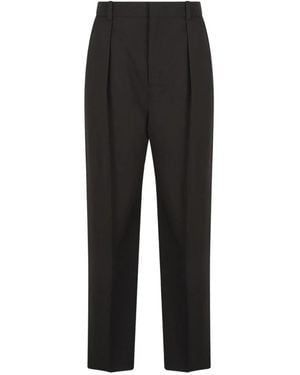 Lemaire Dropped Crotch Pants - Zwart