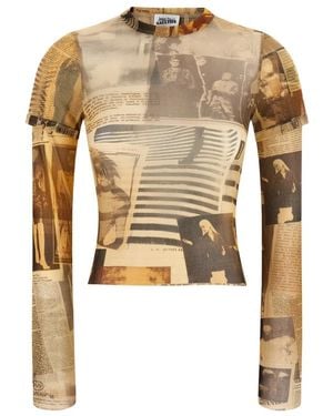 Jean Paul Gaultier Long Sleeve T-Shirts - Natural