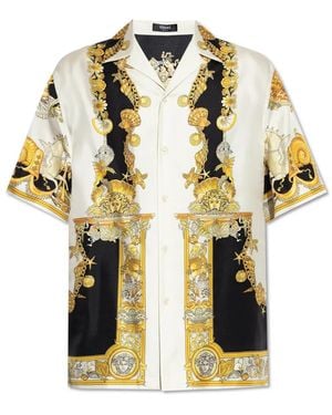 Versace Short Sleeve Shirts - Métallisé