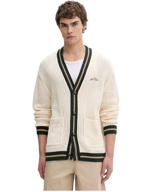 Les Deux Gebreide Cardigan Met Kant - Naturel