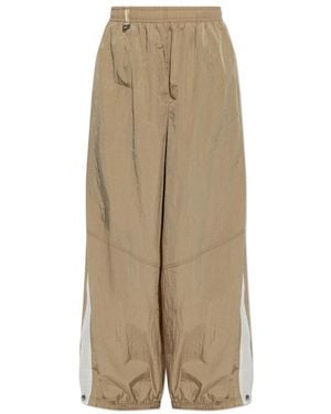 Nike Fitness ,Polyester Oversized High-Waisted Balloon Trainingsbroek - Naturel