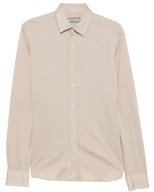 Canali Overhemden ,Camisa Sport - Naturel