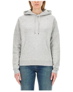 Saint Laurent Hoodies - Grey