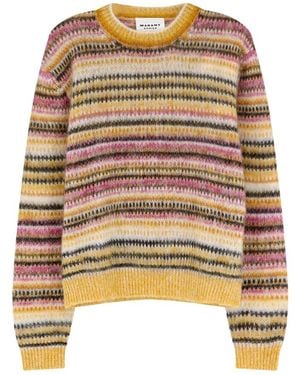 Isabel Marant Truien & Vesten ,Veelkleurig ,Wol Morine Sweater - Naturel