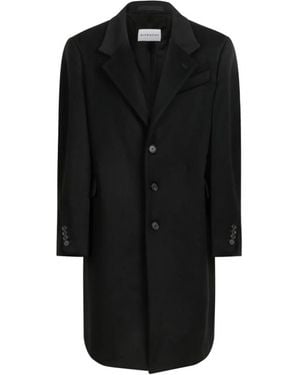 Givenchy Single-Breasted Coats - Black