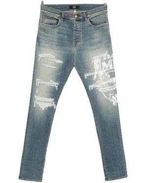 Amiri Skinny Jeans - Bleu