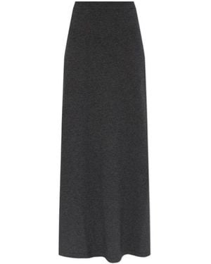 Balenciaga Wool Maxi Skirt - Zwart