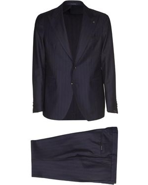 Tagliatore Single Breasted Suits - Azul
