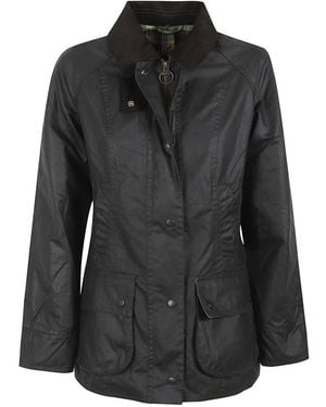Barbour Beadnell Wax Jacket - Schwarz