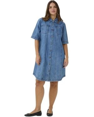 Kaffe Shirt Dresses - Azul