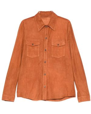 Salvatore Santoro Casual Shirts - Orange