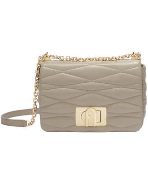 Furla Tassen ,Grijs ,Leer 1927 Crossbody S - Naturel