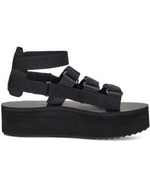Teva Flatform Mevia Sandal - Schwarz