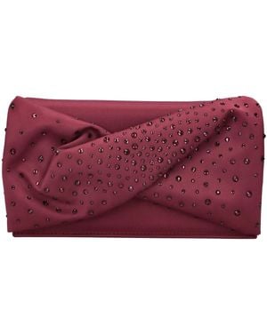 Gedebe Tassen ,Rood ,Satijn Mayfair Envelope Clutch