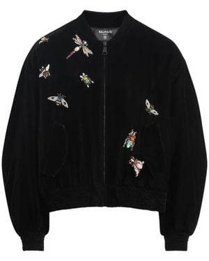 Balmain Bomber Jackets - Nero